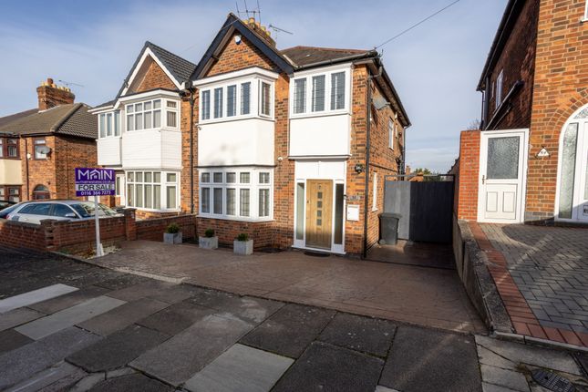 Thumbnail Semi-detached house for sale in Homeway Road, Evington, Leicester, Leicestershire