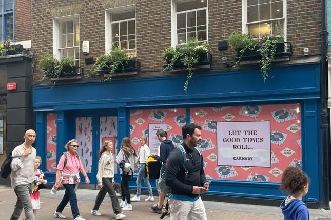 Retail premises to let in Carnaby Street, London