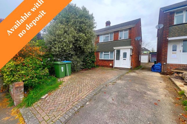 Thumbnail Semi-detached house to rent in Effingham Gardens, Sholing, Southampton, Hampshire