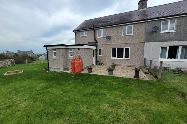 Semi-detached house for sale in Bro Wyled, Rhostryfan, Caernarfon, Gwynedd
