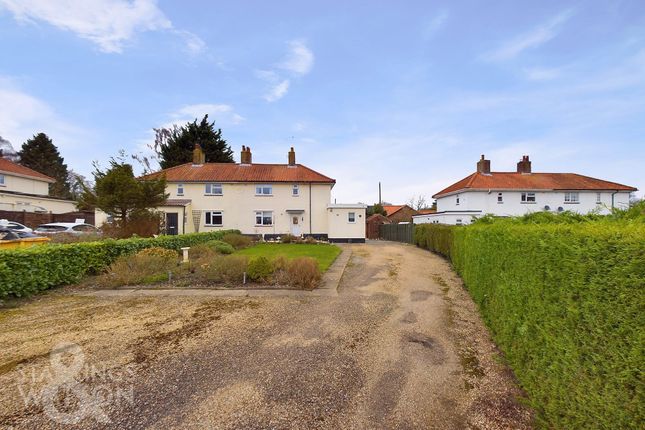 Semi-detached house for sale in Hillside, Poringland, Norwich