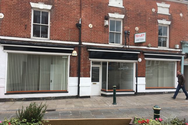 Retail premises to let in 12 Church Street, Atherstone