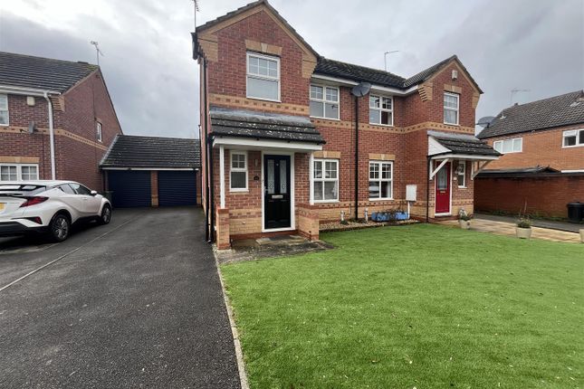 Thumbnail Semi-detached house for sale in Phillip Drive, Glen Parva, Leicester
