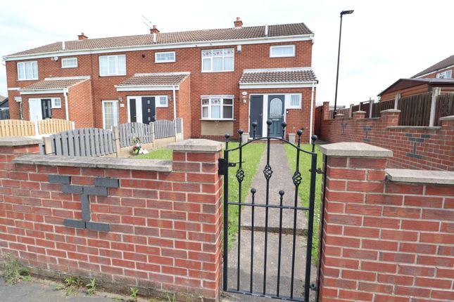 Thumbnail End terrace house for sale in Hilltop Road, Denaby Main, Doncaster