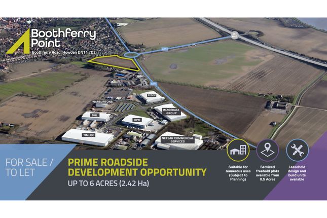 Thumbnail Land to let in Boothferry Point, Boothferry Road, Howden, East Yorkshire