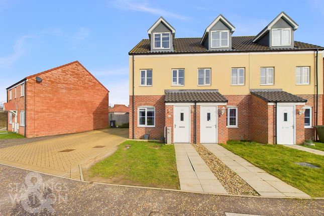 End terrace house for sale in Colby Drive, Bradwell, Great Yarmouth