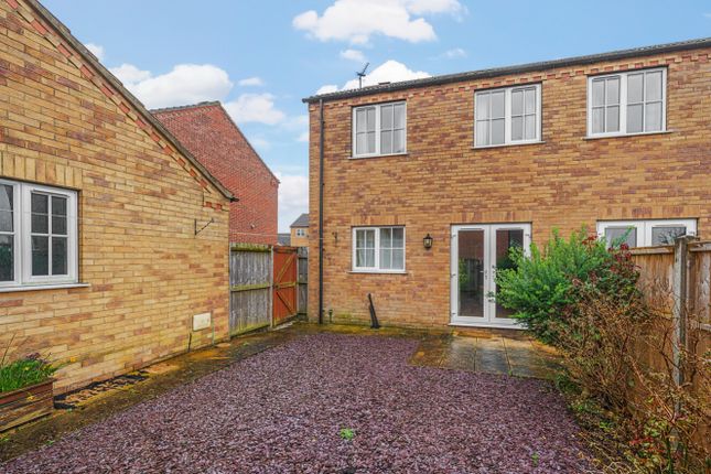 Semi-detached house for sale in Short Furrow, Navenby, Lincoln, Lincolnshire