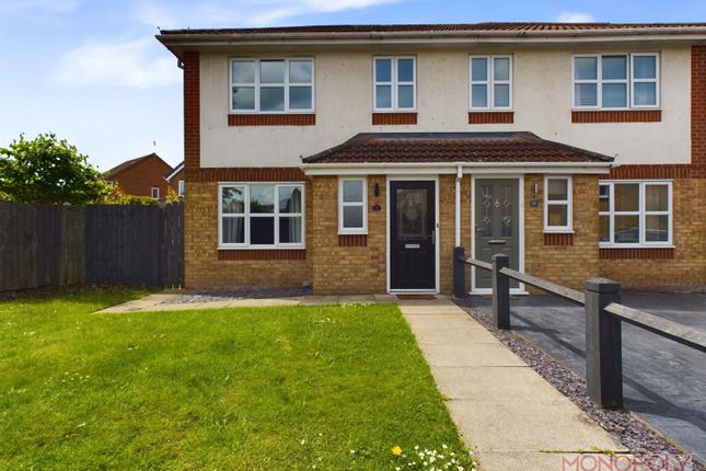 Semi-detached house for sale in Woburn Close, Wrexham