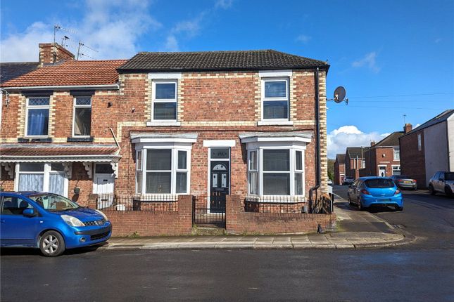 Thumbnail End terrace house for sale in Byerley Road, Shildon, Durham