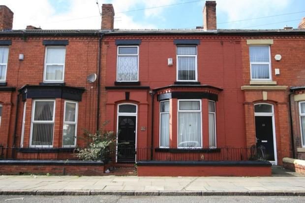 Thumbnail Terraced house to rent in Cranborne Road, Liverpool