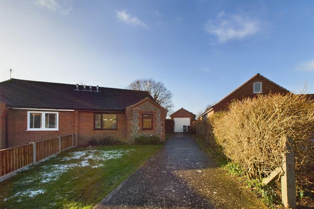 Thumbnail Semi-detached bungalow for sale in Hawthorn Rise, Mundesley, Norwich