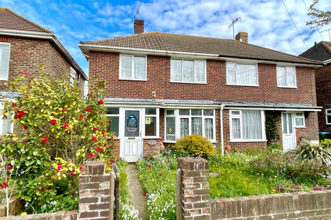 Thumbnail Semi-detached house for sale in Jubilee Avenue, Rustington, West Sussex