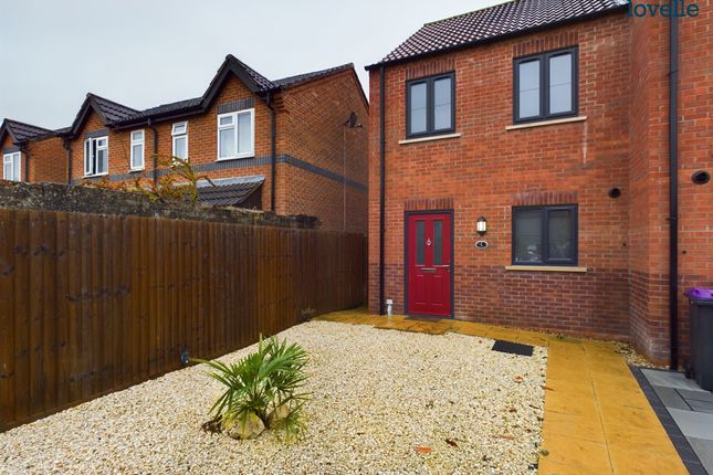 Thumbnail End terrace house for sale in Wesley Court, Market Rasen