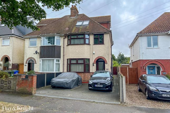 Thumbnail Semi-detached house for sale in Walmer Road, Lowestoft