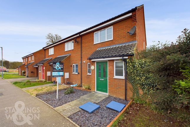 Thumbnail End terrace house for sale in Macmillan Way, Little Plumstead, Norwich