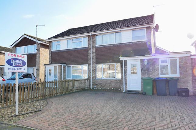 Semi-detached house for sale in Heron Close, Calne