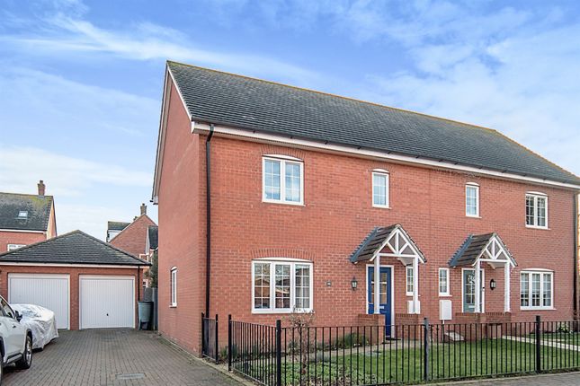 Thumbnail Semi-detached house for sale in Chamberlain Way, Shortstown, Bedford