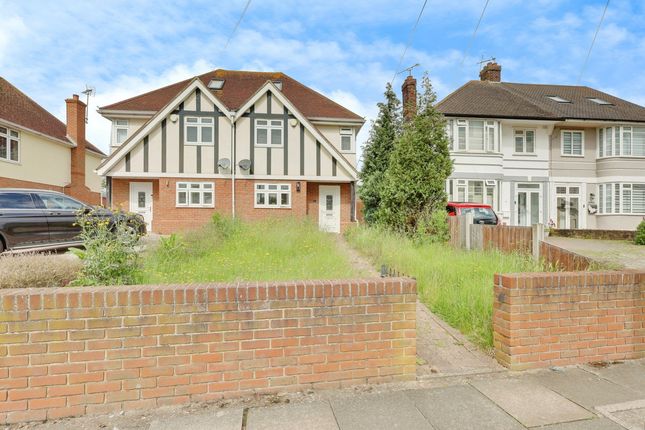 Thumbnail Semi-detached house for sale in Chase Gardens, Westcliff-On-Sea