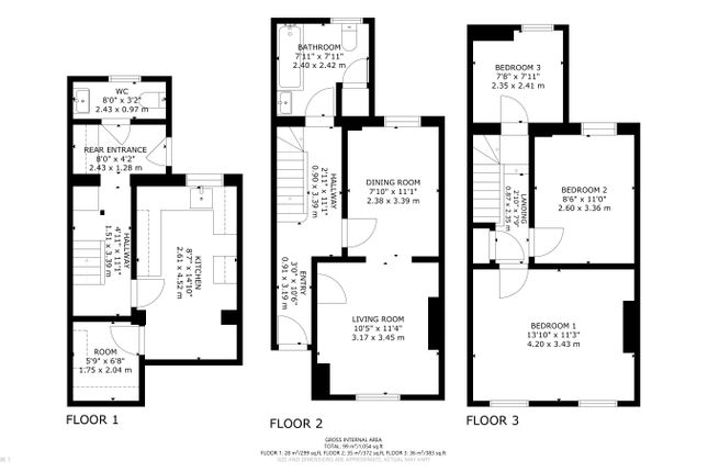 Terraced house for sale in Orlop Street, London