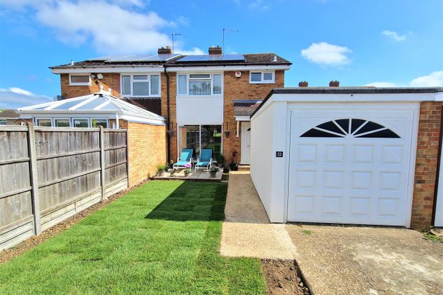 Thumbnail Semi-detached house for sale in Wheathouse Close, Putnoe, Bedford