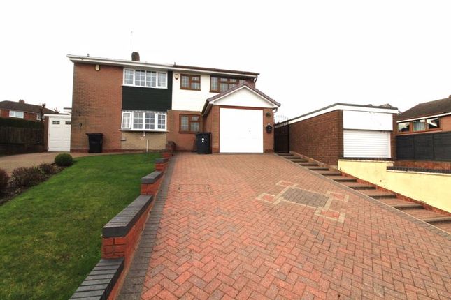 Semi-detached house for sale in Butterworth Close, Hurst Hill, Coseley