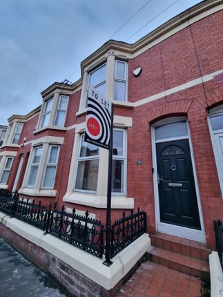 Thumbnail Terraced house to rent in Adelaide Road, Kensington, Liverpool