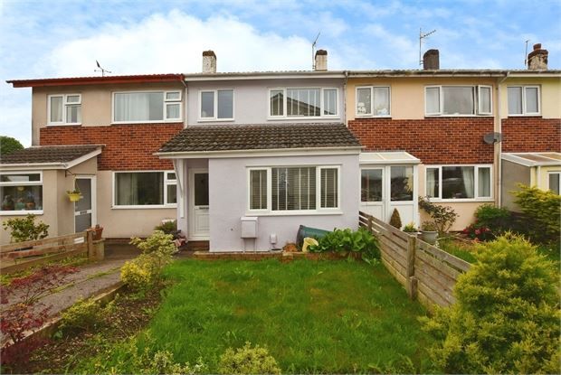 Thumbnail Terraced house for sale in Foxley Crescent, Bradley Barton, Newton Abbot, Devon.