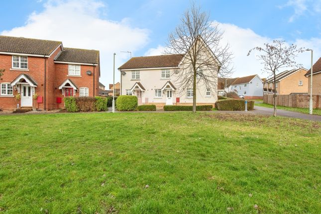 Terraced house for sale in Nightingale Close, Stowmarket