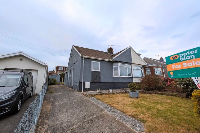 Thumbnail Semi-detached bungalow for sale in Highfield Avenue, Bridgend