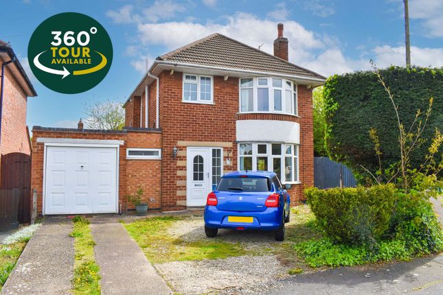 Thumbnail Detached house for sale in Brabazon Road, Oadby, Leicester