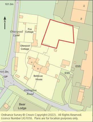 Land for sale in Land Adj Bellevue, Otterpool Lane, Lympne, Hythe CT21