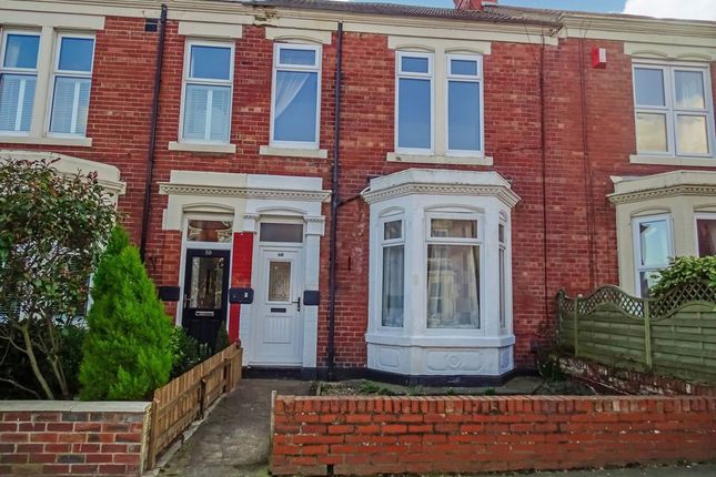 Thumbnail Terraced house for sale in Beach Avenue, Whitley Bay