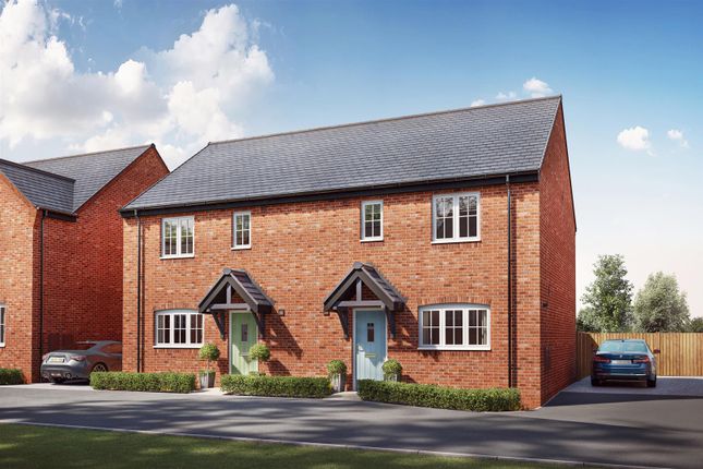 Thumbnail Semi-detached house for sale in Plot 1, The Westley, Laureate Ley, Leigh Road, Minsterley, Shrewsbury