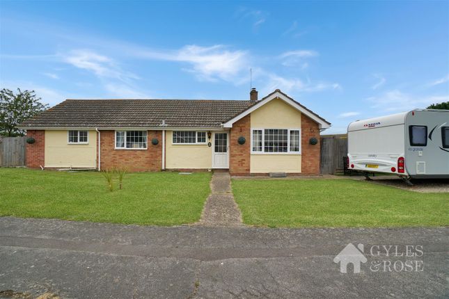Thumbnail Detached bungalow for sale in Meadow Close, Great Bromley, Colchester