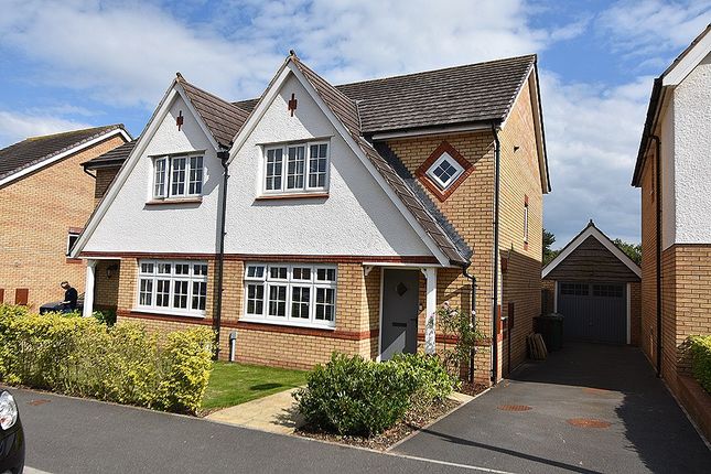Thumbnail Semi-detached house for sale in Woodland Drive, Bishops Court, Exeter