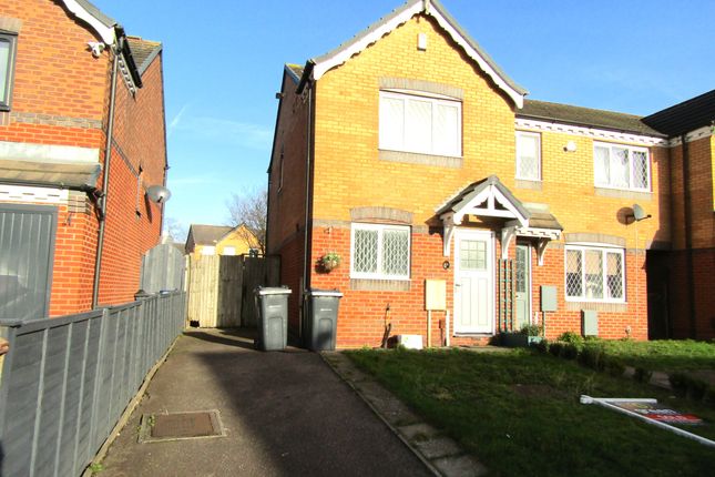 Thumbnail End terrace house to rent in Cranwell Grove, Pype Hayes, Birmingham