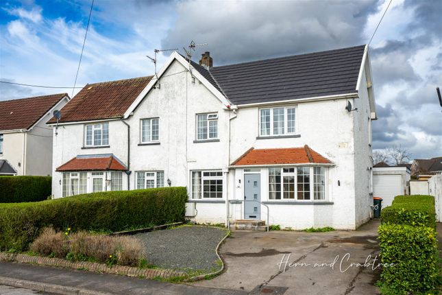 Semi-detached house for sale in Marshfield Road, Castleton, Cardiff CF3