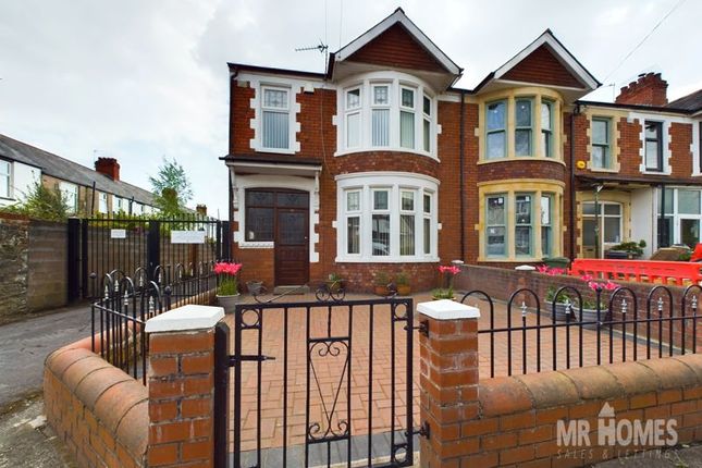 Thumbnail End terrace house for sale in Birchfield Crescent, Victoria Park, Cardiff