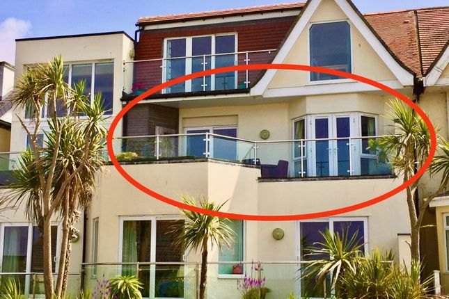 Thumbnail Flat for sale in Pentire Avenue, Newquay