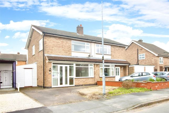 Thumbnail Semi-detached house for sale in Sandy Crescent, Hinckley, Leicestershire