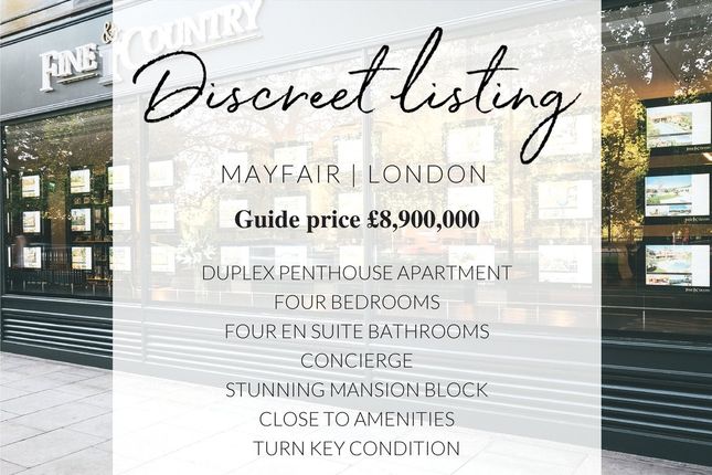 Thumbnail Flat for sale in South Street, Mayfair, London