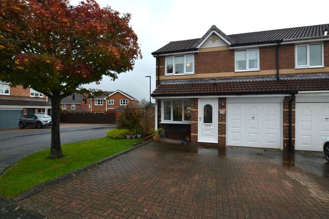 Thumbnail Semi-detached house for sale in Brantwood, Chester Le Street, County Durham