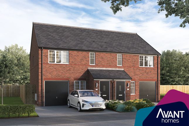 Semi-detached house for sale in "The Oakwood" at Williamthorpe Road, North Wingfield, Chesterfield