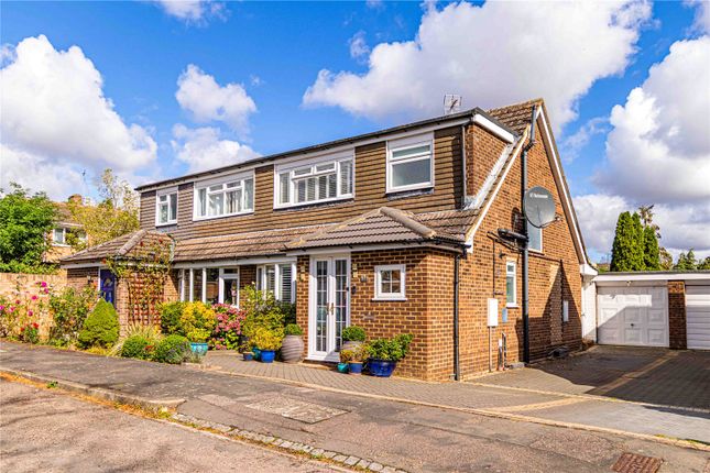 Thumbnail Semi-detached house for sale in Poplar Road, Kensworth, Central Bedfordshire