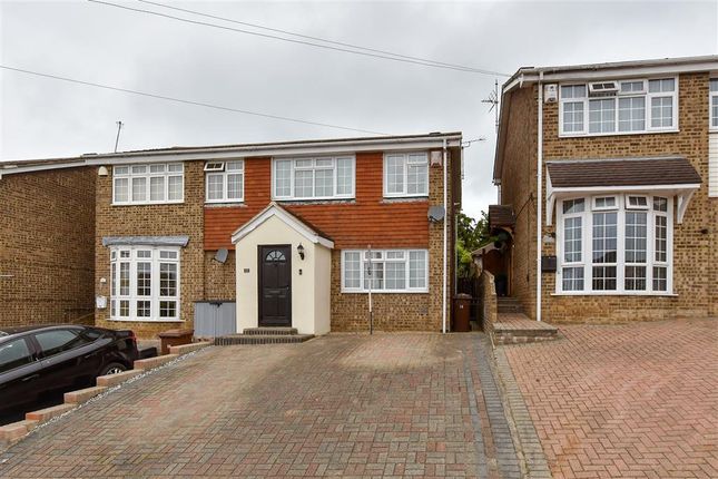 Thumbnail Semi-detached house for sale in Knights Road, Hoo, Rochester, Kent