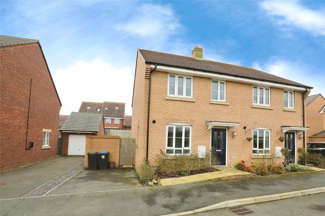 Thumbnail Semi-detached house for sale in Lacemaker Crescent, Woodford Halse, Daventry