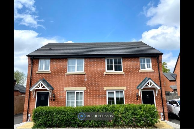 Thumbnail Semi-detached house to rent in Cattle Way, Shavington, Crewe