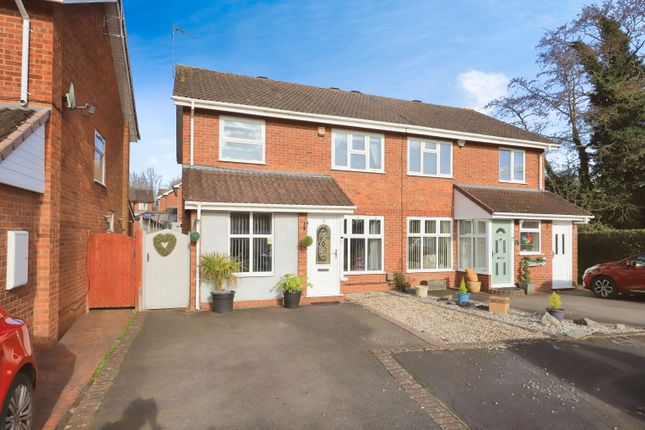 Thumbnail Semi-detached house for sale in Lowry Close, Perton, Staffordshire