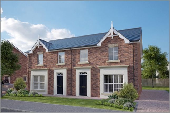 Semi-detached house for sale in Claremont At River Hill, Bangor Road, Newtownards