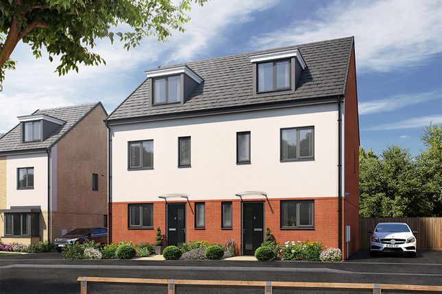 Thumbnail Semi-detached house for sale in "The Drayton" at Chamberlain Way, Peterborough